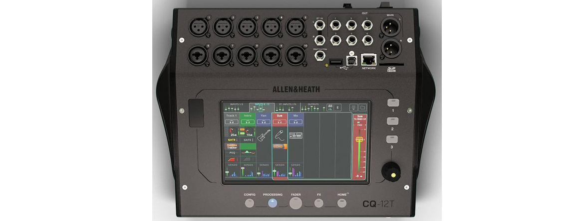 Allen & Heath запускает микшеры серии CQ